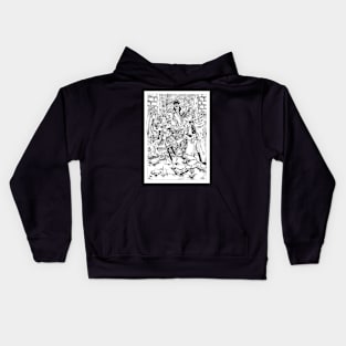 Knights of Black Rose Kingdom Kids Hoodie